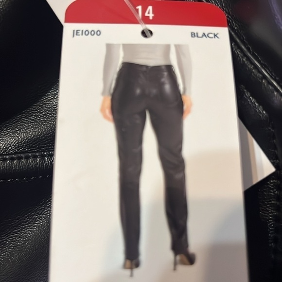 NWT joie pants faux leather  size 14 - Picture 2 of 4
